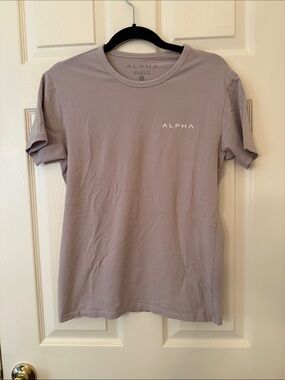 Athleisure Men’s Short Sleeve Crewneck T-Shirt in Tan